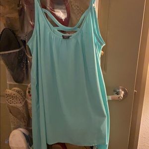 Torrid aqua strappy tank